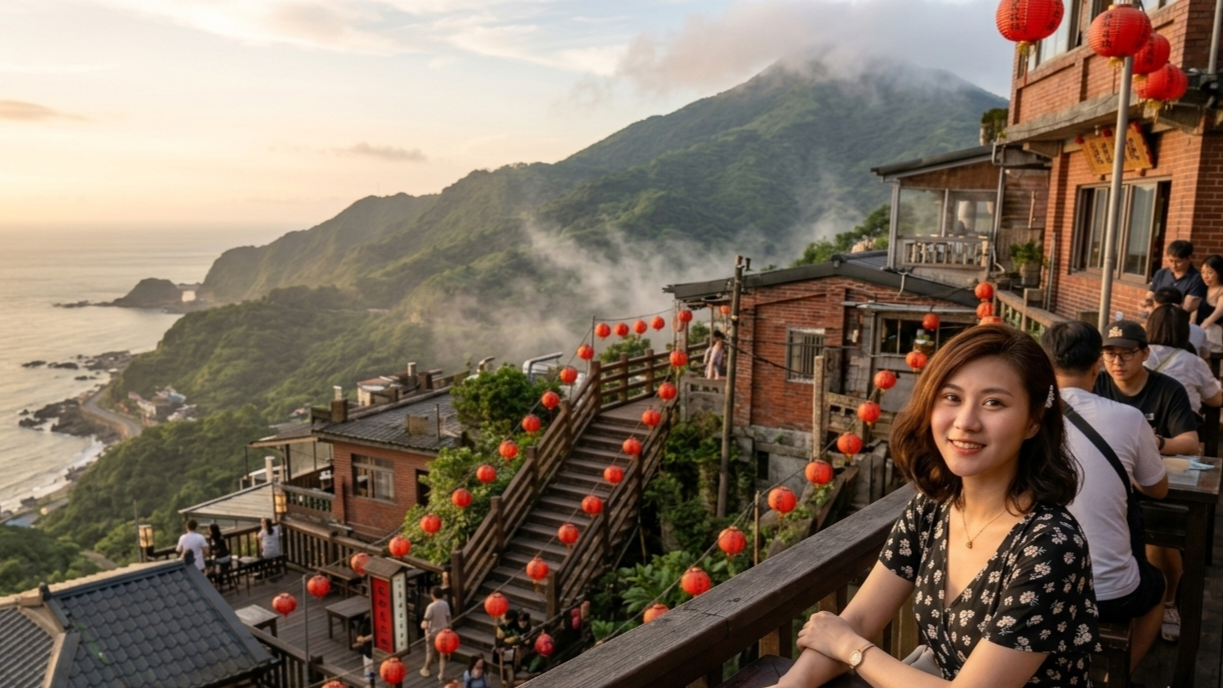 九份之美在於那份歷經風霜的淡然，找個午後過來吹吹山風、看雲海，真的很愜意。